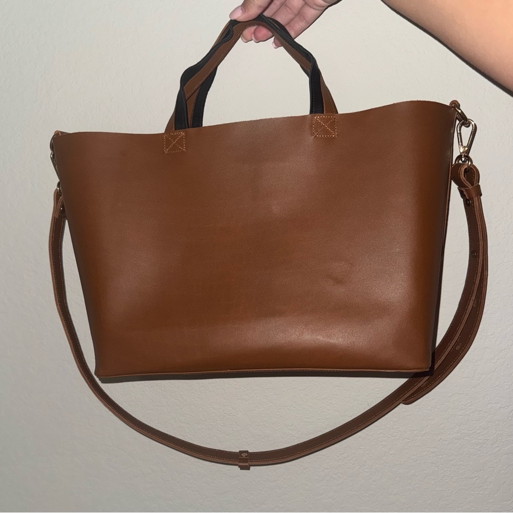 Magnolia Classic Brown Tote Bag